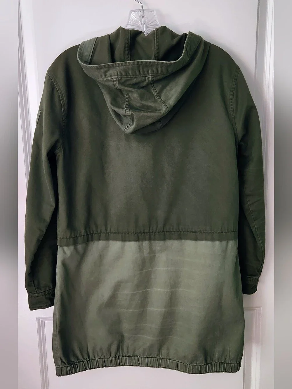 Abercrombie Kids Olive Green Utility Field Jacket - Size XL (16)